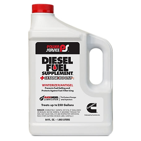 Power Service Diesel Fuel Supplement 64oz-6/case