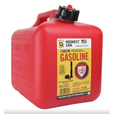 2 Gallon Gas Can 6ct