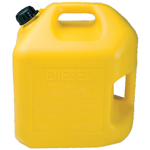 5 Gallon Diesel Yellow Gas Can 4 ct
