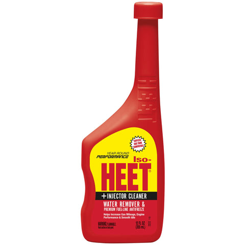 HEET Gas-Line Antifreeze & Water Remover Red 12oz-24/case