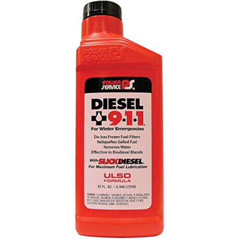 Power Service Diesel 911 Gel 32oz-12/case