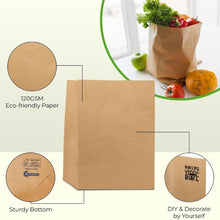 Kraft Paper Grocery Bags Bulk, Eco-friendly