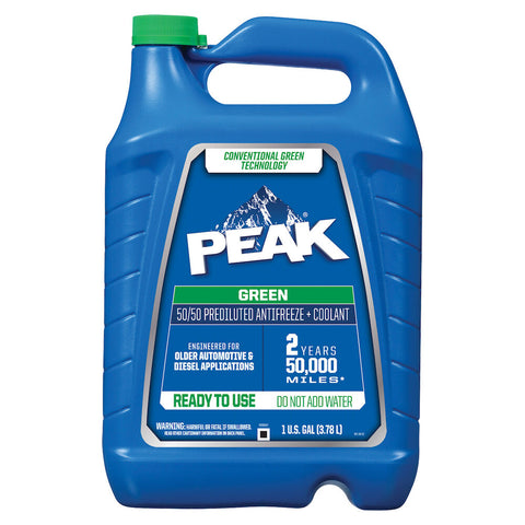 Peak 50/50 Ready to Use Anti-Freeze 6/1G -Green